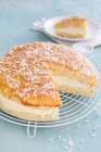 Tarte tropzienne from France — Stock Photo