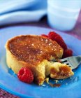 Creme Brulee close-up view — Stock Photo