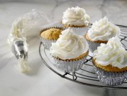 Stevia buttercream frosting close-up view — Stock Photo