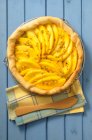 Mango pie with maracuja — Stock Photo