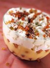 An Italian trifle close-up view — Stock Photo