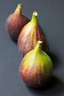 Three fresh organic figs — Stock Photo