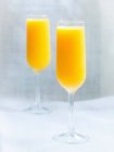 Glasses of fresh orange juice — Stock Photo