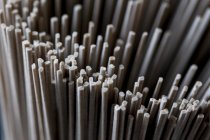 Buckwheat noodles close-up view — Stock Photo