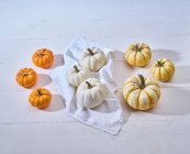 Getting ready for pumpkin pie after harvesting the pumpkins — Stock Photo