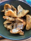 Knusperli (crispy baked fish fillets) — Stock Photo