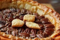 Pecan pie (close up) — Stock Photo
