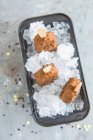 Gelato brownie ghiaccioli — Foto stock