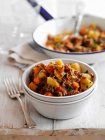 Beef mince with potatoes — Stock Photo
