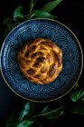Pane alla vaniglia dolce intrecciato — Foto stock
