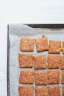Oat biscuits with ginger — Stock Photo