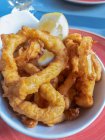 Calamari fritti vista da vicino — Foto stock