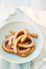 Churros (deep fried pastry biscuits, Spain) — Stock Photo