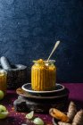 Indian gooseberry and fresh turmeric pickle — Stock Photo