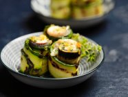 Rotoli di zucchine e acciughe — Foto stock