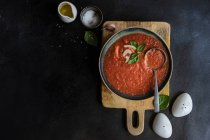 Sopa de tomate tradicional espanhola Gazpacho — Fotografia de Stock