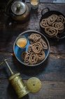 Riso indiano e lenticchie murukku — Foto stock