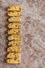 Biscotti aux amandes et orange — Photo de stock
