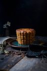 Лаймовий і медовий торт — стокове фото