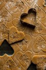 Ginger biscuits, close up — Stock Photo