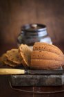Boston Brown Bread, truncated (USA) — Stock Photo