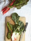 Red and white chard — Stock Photo