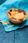 Pastel de Nata baked pastries with custard, Portugal — Stock Photo