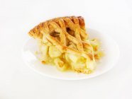 Bramley Apple Lattice Pie — Stock Photo