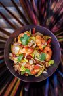 Salada de camarão com toranja (Tailândia) — Fotografia de Stock