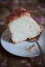 Angel Food Cake close-up view — Stock Photo