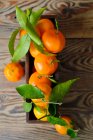 Mandarinen auf dem Tisch aus nächster Nähe — Stockfoto