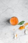Freshly squeezed clementine juice — Stock Photo