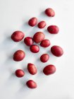 Кілька червоних картоплин крупним планом — стокове фото