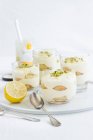 Lemon tiramisu with lemon curd — Stock Photo