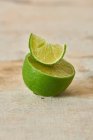 Fresh Lime close-up view — Stock Photo