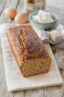 Домашний дуканский хлеб крупным планом — стоковое фото