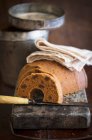 Pane marrone di Boston, troncato (USA) — Foto stock