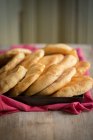 Homemade pita breads close-up view — Stock Photo