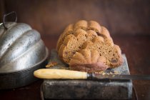 Boston Brown Bread, truncated (USA) — Stock Photo