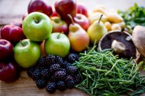 Autumn Fruit Vegetables close-up view — Stock Photo