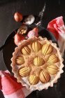 Crostata de poire aux amandes — Photo de stock