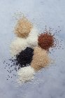 Variedades de arroz vista close-up — Fotografia de Stock