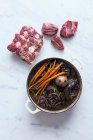 Oxtail and beef cheek — Stock Photo