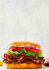 Cubano Sandwich mit Roastbeef — Stockfoto