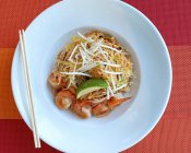 Pad Thai on dish — Stock Photo