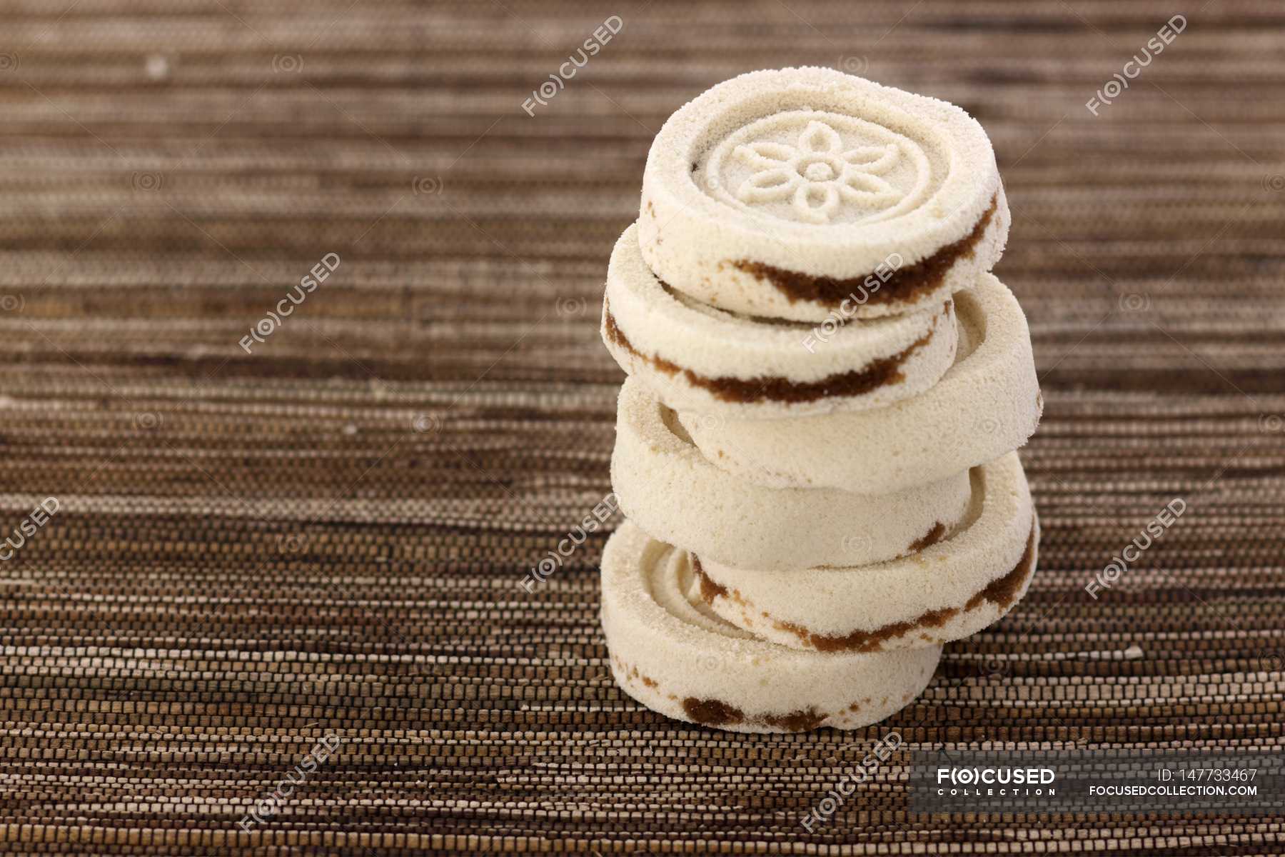 Japanese Rice Cookies — Refreshment Background Stock Photo 147733467