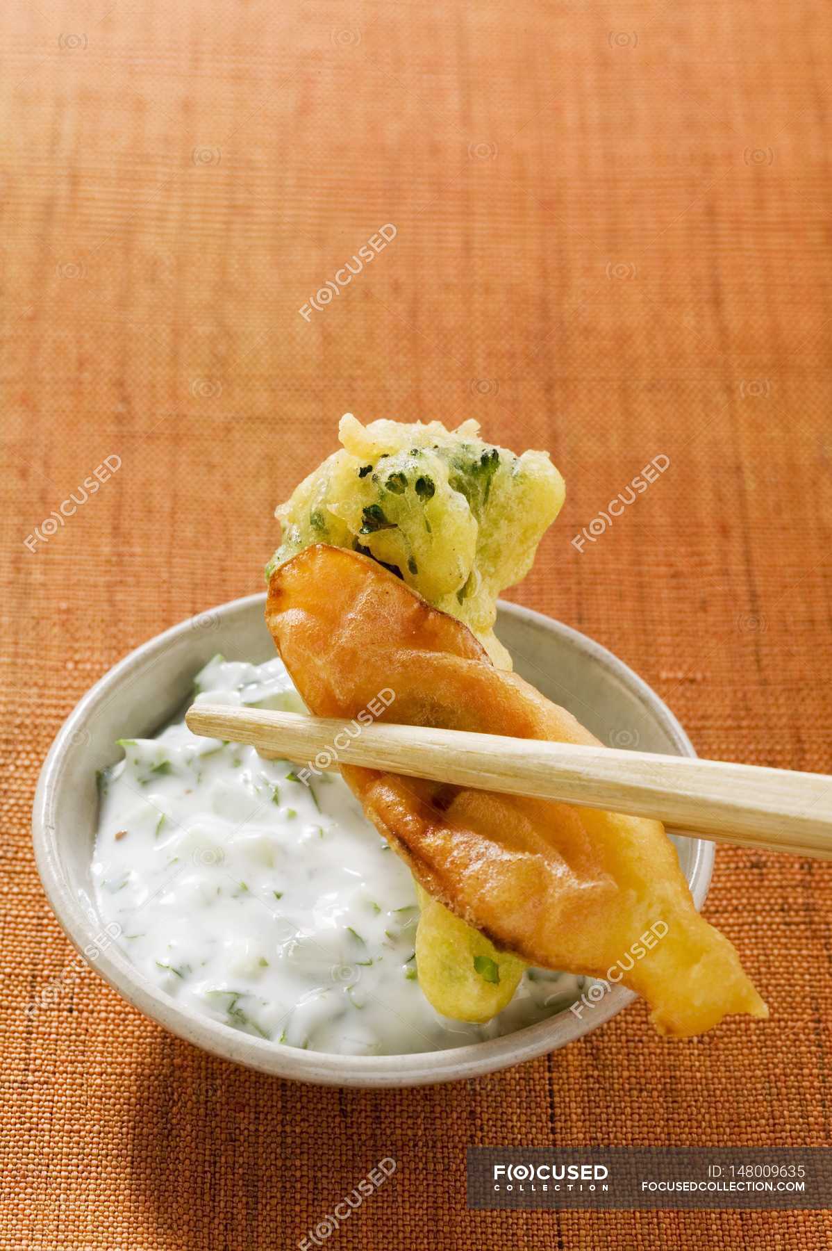 Deepfried vegetables — meal, taste Stock Photo 148009635