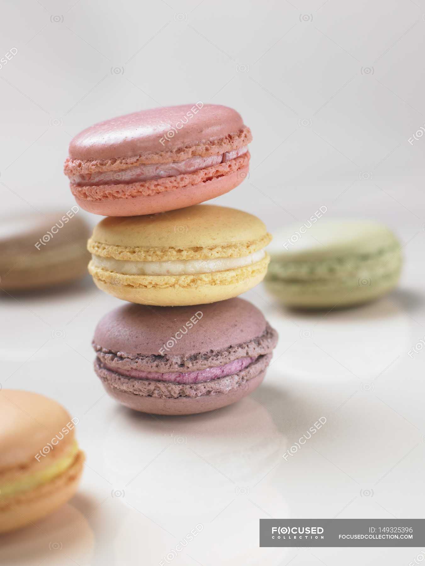 Small French cakes — indoor, biscuits Stock Photo 149325396