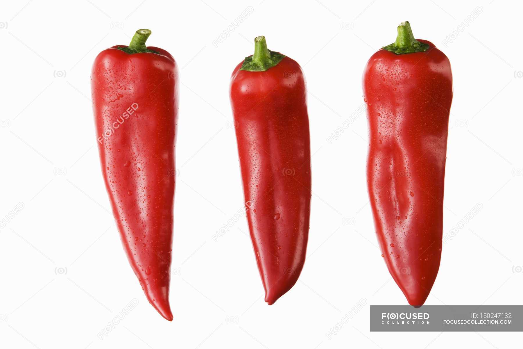 Red pointed peppers — delicious, organic food Stock Photo 150247132