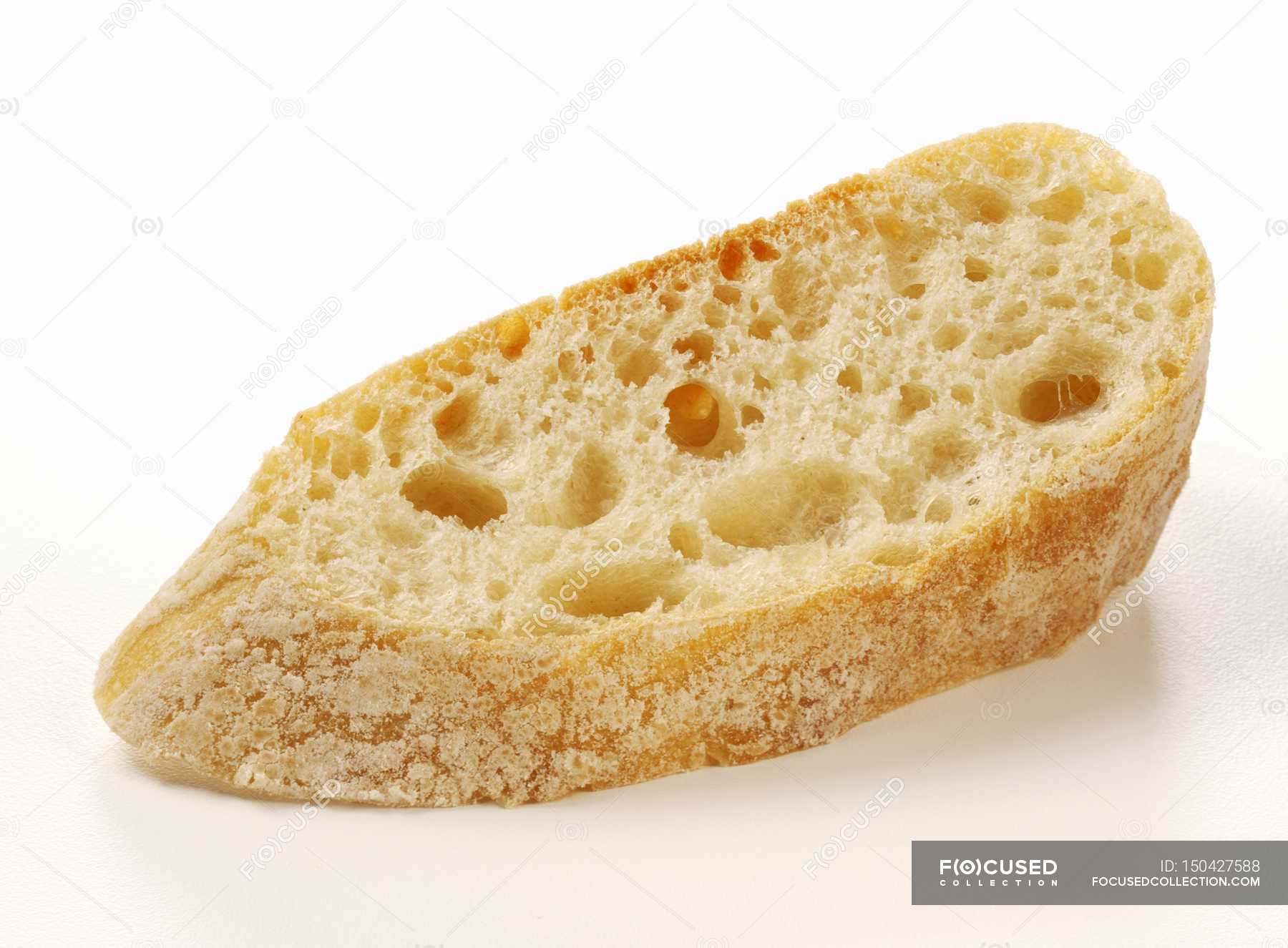 ciabatta bread slice